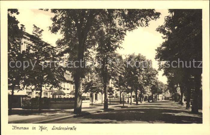 Ilmenau Thueringen Lindenstrasse