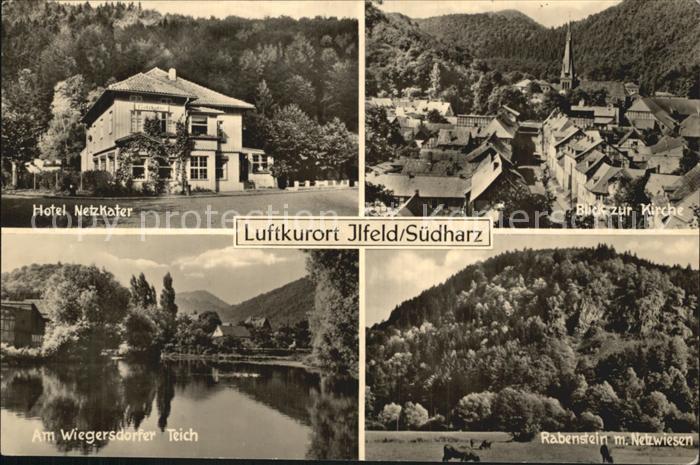 Ilfeld Suedharz Hotel Netzkater Kirche Wiegersdorfer Teich Rabenstein Netzwiesen