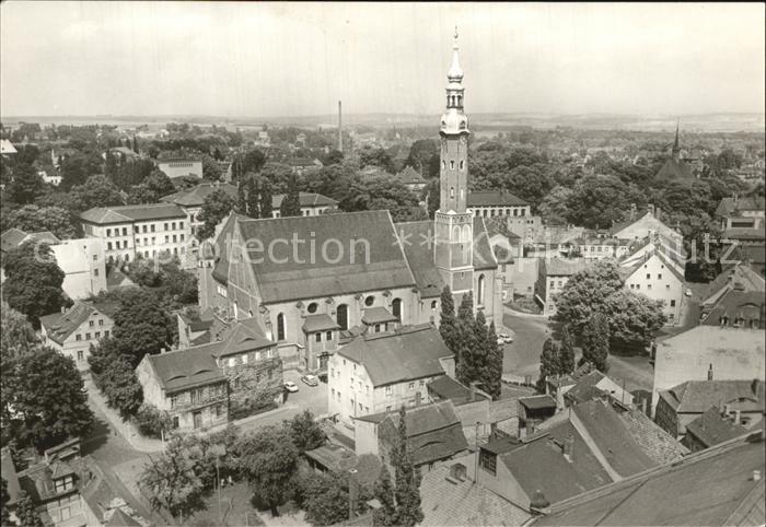 Zittau Blick vom Johannisturm zur Klosterkirche