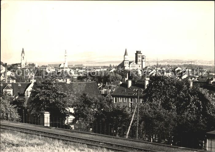 Zittau Blick vom Reichsbahnsportplatz