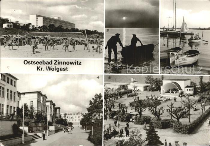 Zinnowitz Ostseebad Ferienheim Roter Oktober Fischer Strand Achterwasser Promena