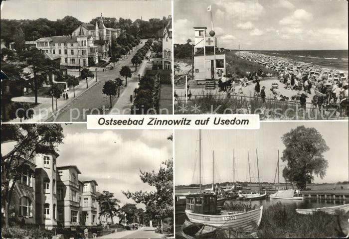 Zinnowitz Ostseebad Karl Marx Str Strandpartie Promenade Am Achterwasser