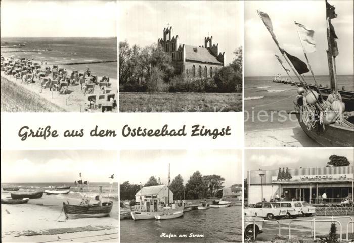 Zingst Ostseebad Strandpartien Hafen am Strom Kaufhalle