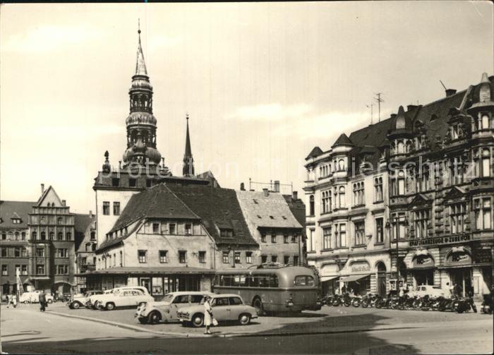 Zwickau Sachsen Marktplatz Kirchturm