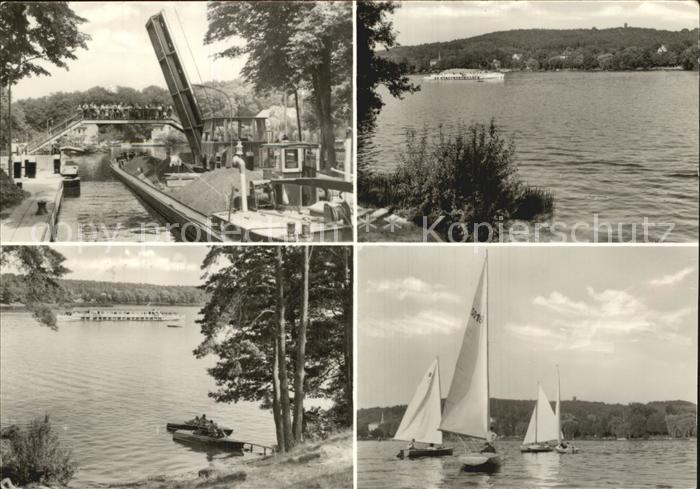 Woltersdorf Erkner Schleuse See Segelpartie