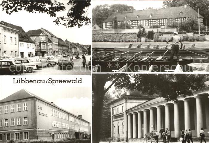 Luebbenau Spreewald Strassenpartie Spreewald Gondoliere Lenin Oberschule Theater