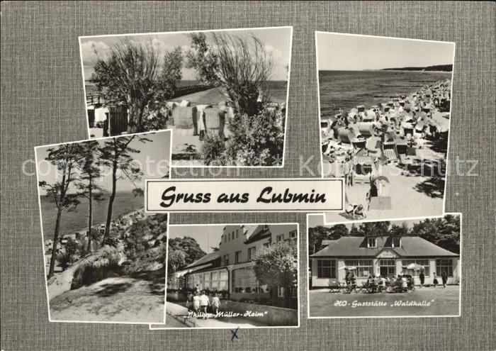 Lubmin Ostseebad Strand Steilkueste Philipp Mueller Heim HOG Waldhalle