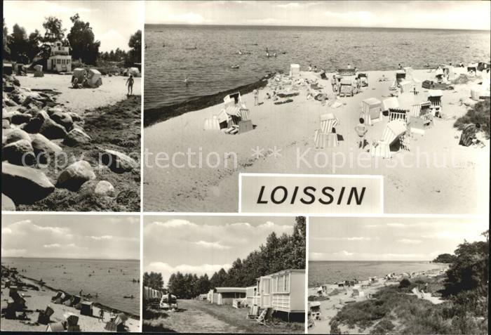 Loissin Pommern Strandpartien Bungalows