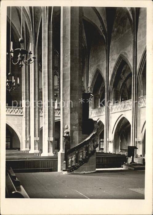 Mittweida Stadtkirche Blick zur Orgelempore