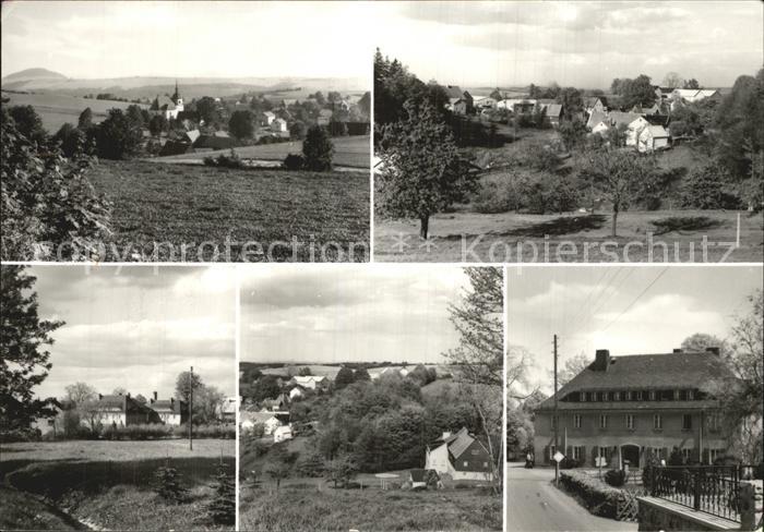 Johnsbach Osterzgebirge Orts und Teilansichten