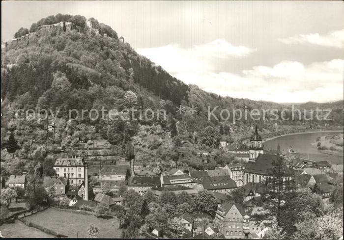 Koenigstein Saechsische Schweiz mit Festung