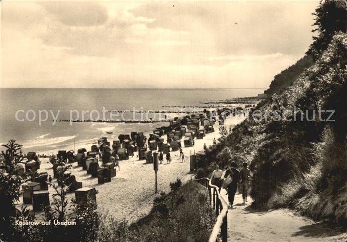 Koserow Ostseebad Usedom Strand Steilkueste