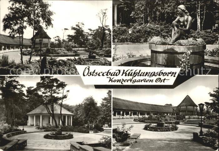 Kuehlungsborn Ostseebad Konzertgarten Ost Teilansichten