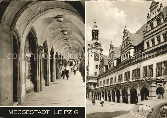 LEIPZIG Sachsen Kolonnaden Altes Rathaus