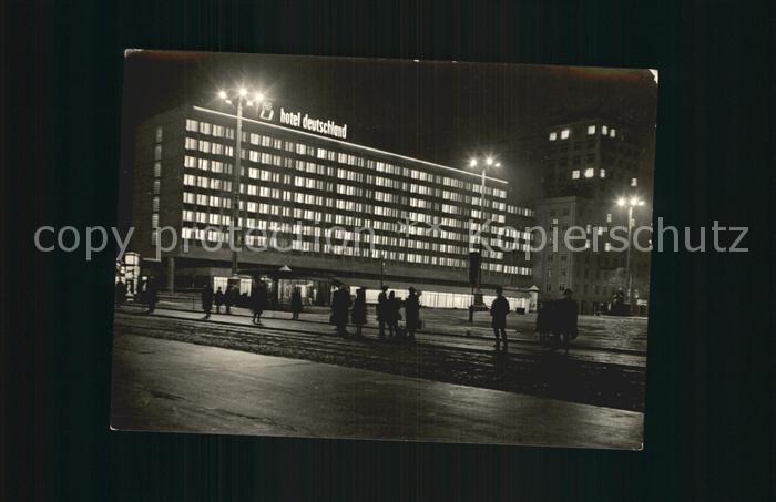 LEIPZIG Sachsen Hotel Deutschland am Karl Marx Platz bei Nacht