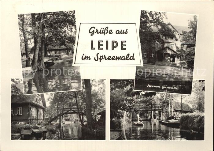 Leipe Spreewaldpartien Konsum Gaststaette