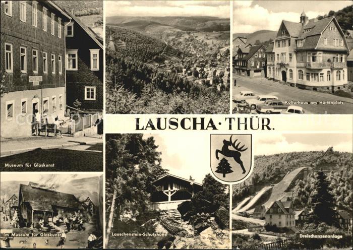 Lauscha Museum fuer Glaskunst Total Kulturhaus am Huertenplatz Lauschenstein Sch