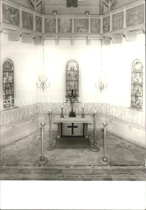 Mauersberg Kreuzkapelle Mauersberg Altarraum