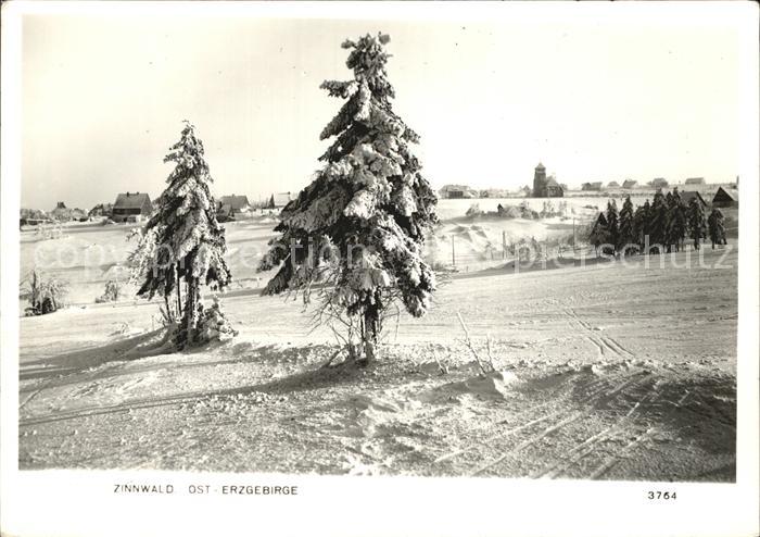 Zinnwald-Georgenfeld Winter Panorama