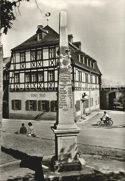 Zwoenitz Distanzsaeule Hotel Ross