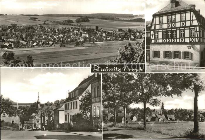 Zwoenitz Panorama Fachwerkhaus Teilansichten