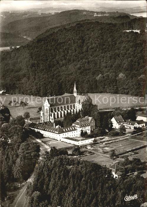 Altenberg Rheinland Dom Fliegeraufnahme