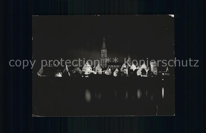 Blaustein Stadtblick bei Nacht