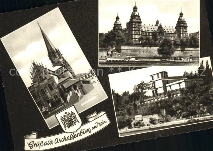 Aschaffenburg Main Stiftskirche Schloss Pompejanum