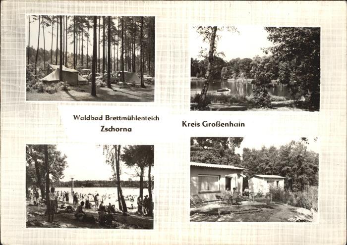 Zschorna Grossenhain Waldbad Brettmuehlenteich Bungalows
