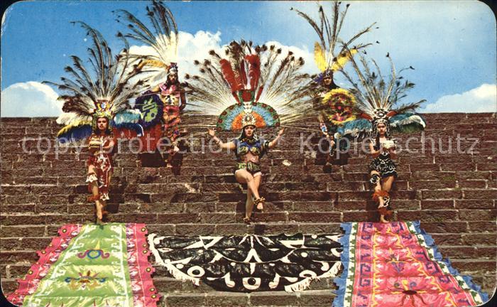 Tanz Taenzer Danzantes Aztecas Tenochtitlan Mexico