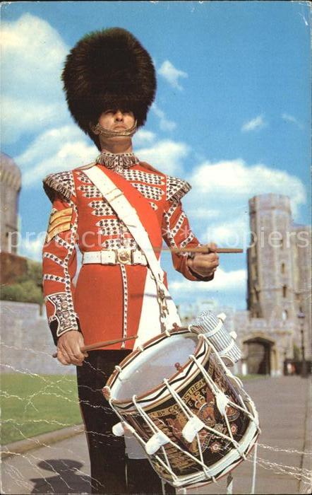Trommler Sergeant Drummer Coldstream Guards Windsor Castle