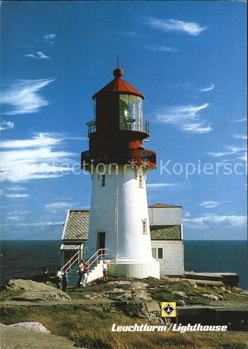 Leuchtturm Lighthouse Lindesnes Norwegen