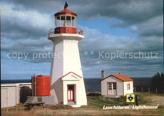 Leuchtturm Lighthouse Forillonark Quebec Canada