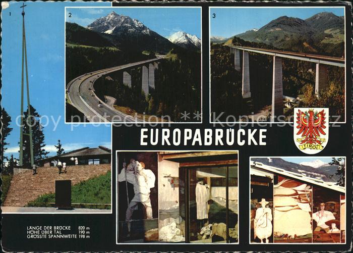 Bruecken Bridges Ponts Europabruecke Brennerautobahn Plattner Fresken