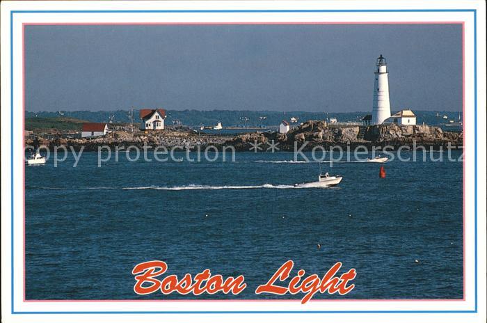 Leuchtturm Lighthouse Boston Light Nassachusetts