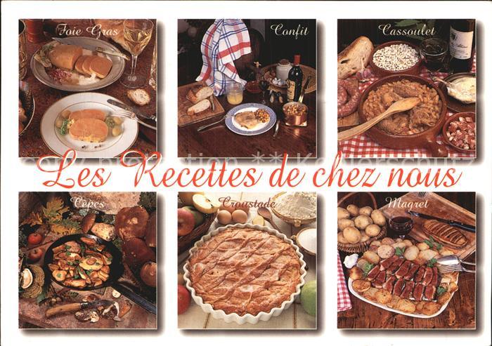 Lebensmittel Rcettes de chez nous Magret Cassoulet Confit Cepes