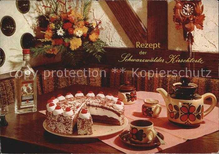 Lebensmittel Rezept Schwarzwaelder Kirschtorte