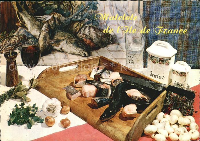 Fische Recette Matelote de l'Ile de France