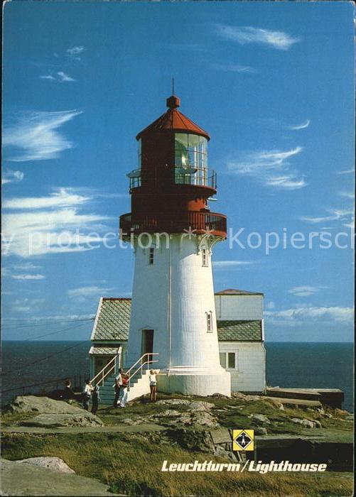 Leuchtturm Lighthouse Lindesnes Norwegen