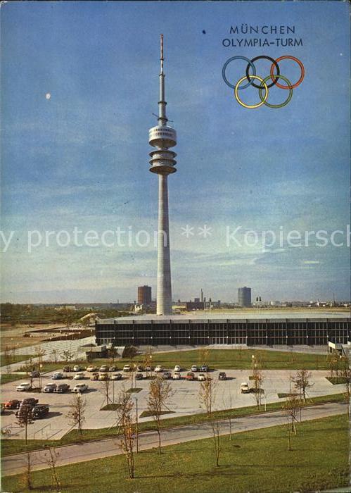 Olympia Muenchen Olympia-Turm Eissportstadion