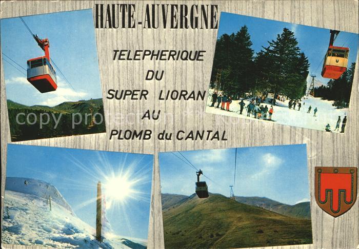 Seilbahn Super Lioran Plom du Cantal Auvergne