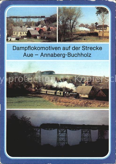 Lokomotive Strecke Aue-Annaberg-Buchholz