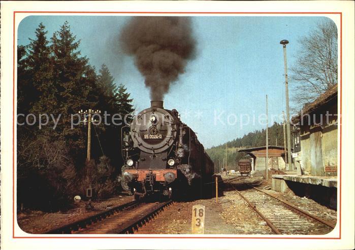 Lokomotive Lok 95 0024 Bahnhof Lichte