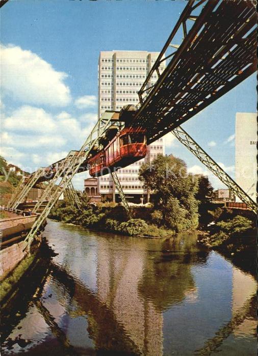 Schwebebahn Wuppertal Justizhochhaus