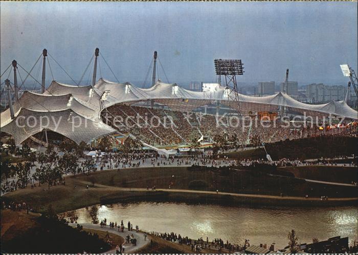 Olympia Olympiastadion Muenchen Olympiasee