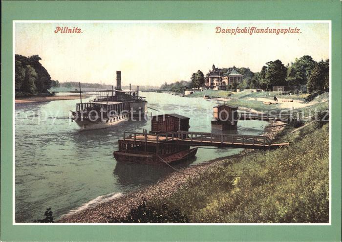 Dampfer Seitenrad Pillnitz Dampfschifflandungsplatz