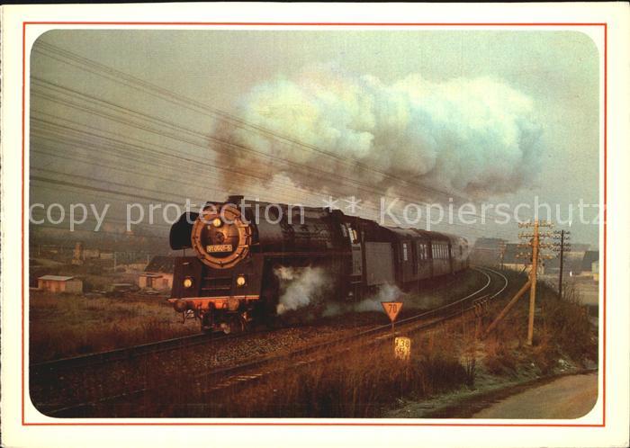 Lokomotive 01-0501 P-8012 Ausfahrt Saalfeld