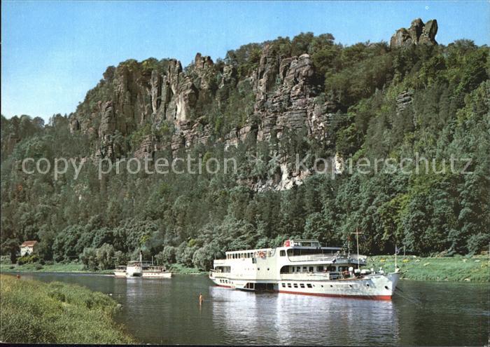 Motorschiffe Saechsische Schweiz Bastei