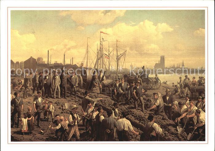 Telegrafie Verlegung des Telegraphenkabel 1880 Ber