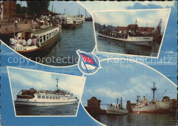 Motorschiffe Weisse Flotte Fahrgastschifffahrt Stralsund